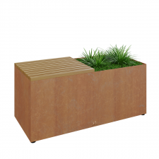 OFYR Herb Garden Bench Corten