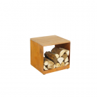 OFYR Wood Storage Hocker